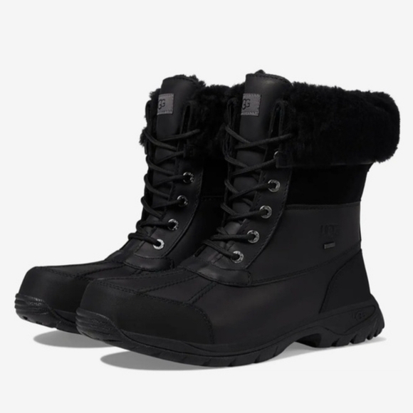 UGG Butte Cuffable Waterproof Adirondack -20° Winter Black Snow Boots main image 5
